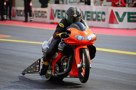 Jesper Thiel nærmer sig endnu engang toppen af europæisk drag bike.